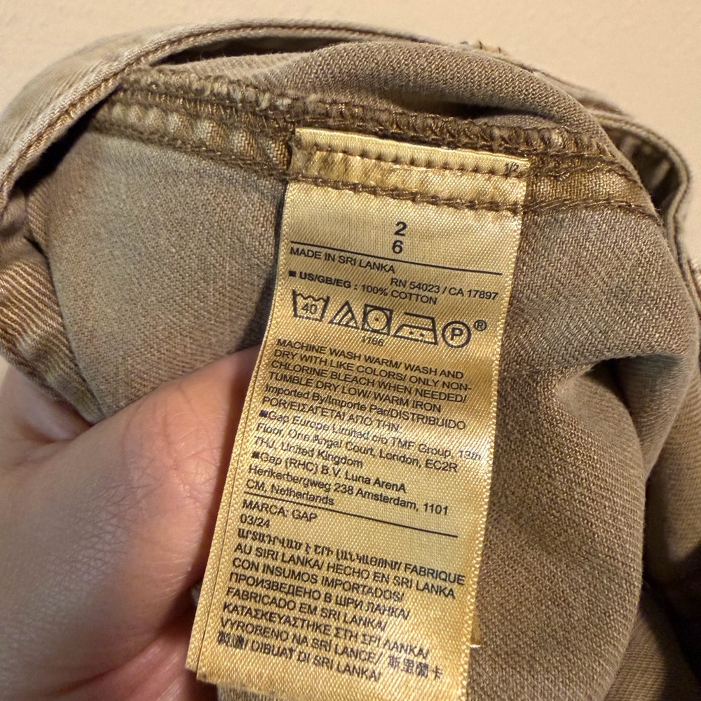 GAP Twill Barrel Pants‎ Size 2 High Rise - Picture 7 of 8
